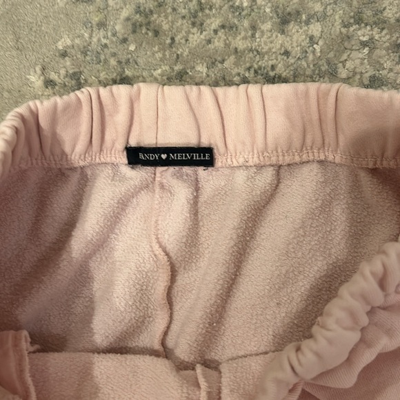 Brandy Melville Light Pink Rosa Sweatpants - Picture 2 of 4